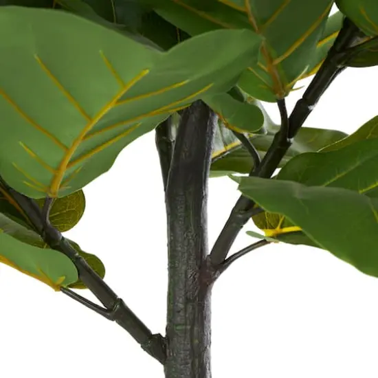 6ft. Potted Green Fiddle Leaf Artificial Tree {4}