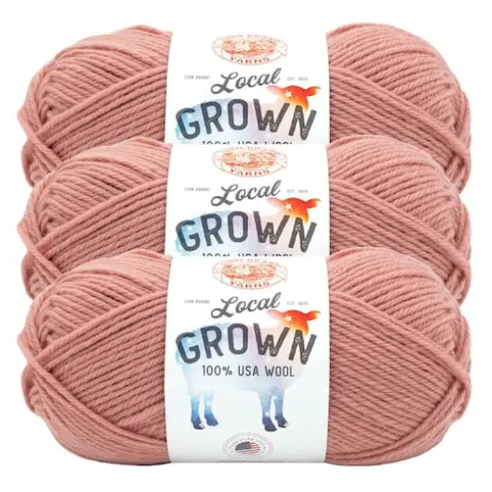 3 Pack Lion Brand&reg; Local Grown Yarn Cherry Blossom {1}