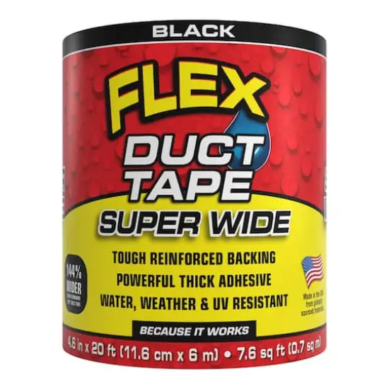 Flex Seal Super Wide Black Duct Tape {1}