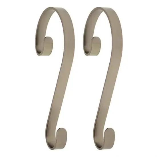 Haute Decor Stocking Scroll&reg; Pewter Stocking Holders, 2ct.  {1}