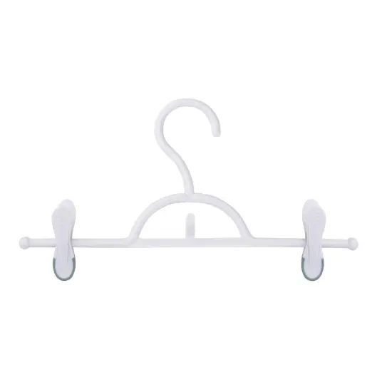 Honey Can Do White Soft Touch Pant Hangers, 12ct. {1}