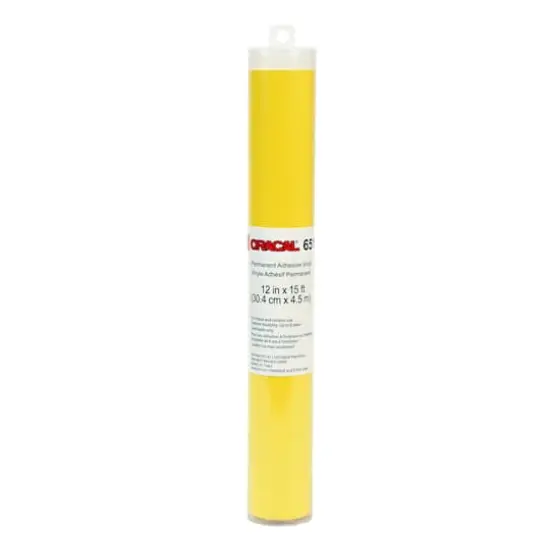 ORACAL&reg; 651 Permanent Adhesive Vinyl Mega Roll Brimstone Yellow {1}
