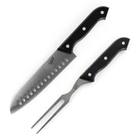 Gibson Home&reg; Wildcraft 15-Piece Stainless Steel Cutlery Set with Pinewood Cutting Board {11}