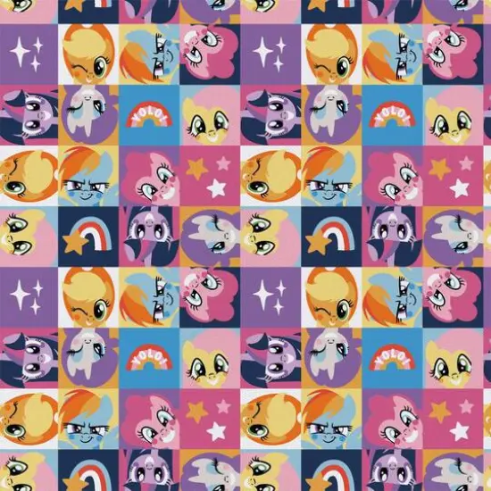 Camelot Fabrics My Little Pony Peek-A-Boo Cotton Precut Fabric Bundle {1}