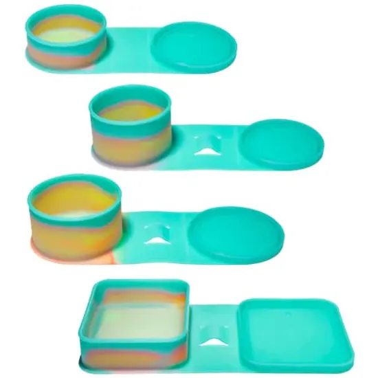Silipint&reg; 4-Piece Silicone Go Go Bowl Set Aurora {6}