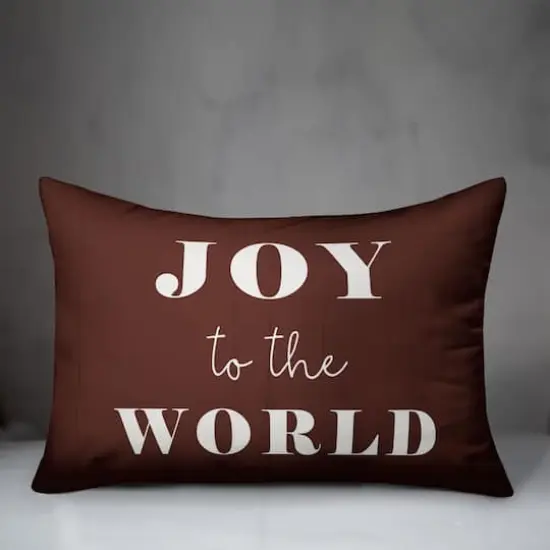 Joy To The World 14x20 Throw Pillow {3}