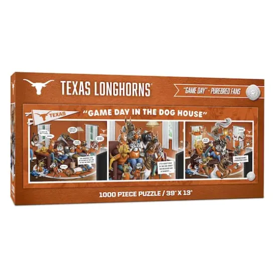 College Game Day in the Dog House 1,000 Piece Puzzle Texas Longhorns {1}