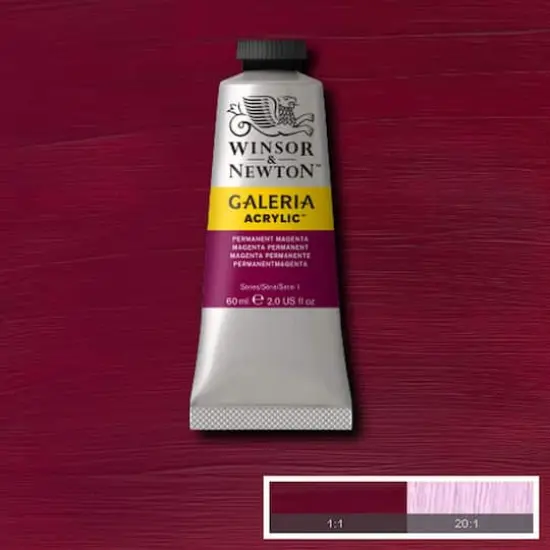 Winsor & Newton&trade; Galeria Acrylic&trade;, 60mL Permanent Magenta {3}