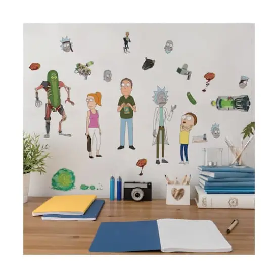 RoomMates Rick and Morty Peel & Stick Wall Decals {3}