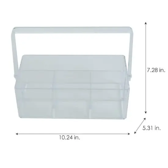 Simplify 7" Cosmetic & Jewelry Holder With Carrying Handle {6}