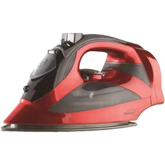 Brentwood 1,200W Nonstick Steam Iron with Retractable Cord Red {4}