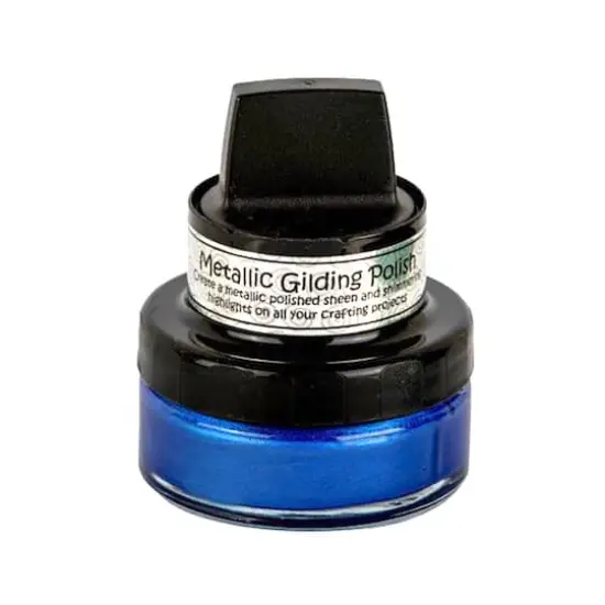 Creative Expressions Cosmic Shimmer Metallic Gilding Polish Mediterranean Blue {1}