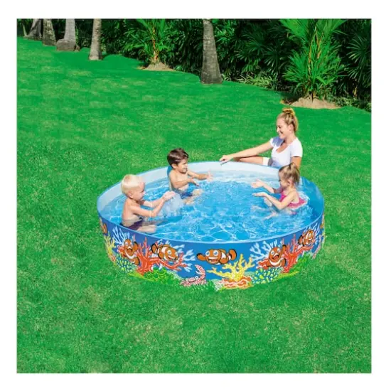 Bestway H2OGO! 6ft. Plastic Odyssey Fill 'N Fun Kids Swimming Pool {3}