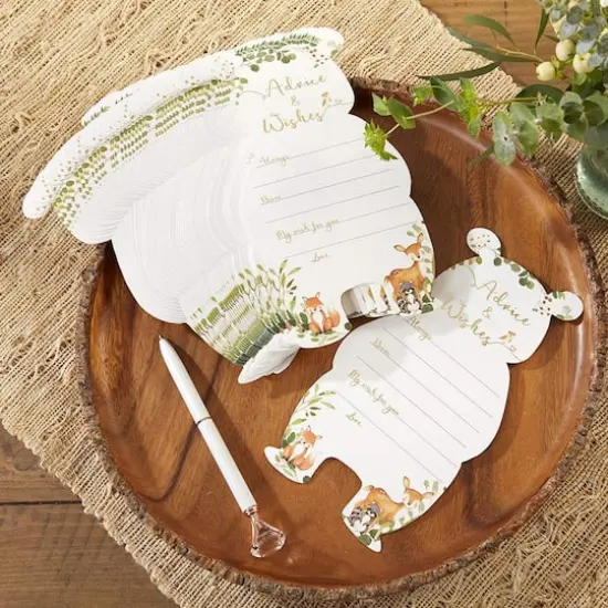 Kate Aspen&reg; Woodland Baby Advice Card & Baby Shower Game Set {8}