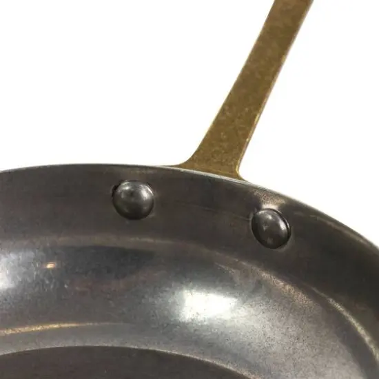 Gibson Home® Normandie 5.5'' Silver and Gold Stainless Steel Mini Frying Pan {7}