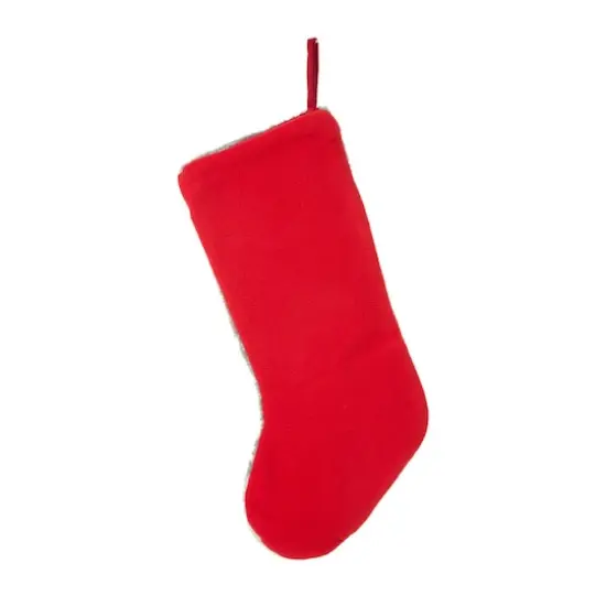 Glitzhome&reg; 20" Red Reindeer Stockings, 2ct. {6}