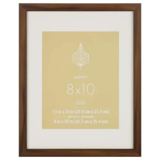 Aspect Rustic Narrow Frame With Mat by Studio D&eacute;cor&reg; {1}