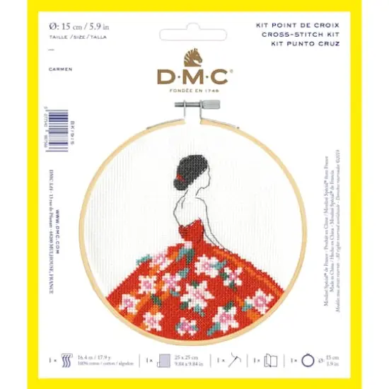DMC&reg; Carmen Cross Stitch Kit {1}