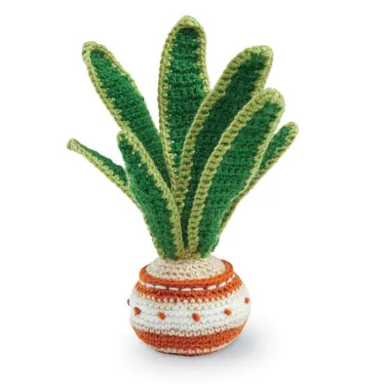 Intermediate Snake Plant Amigurumi Crochet Kit by Loops & Threads&reg; {1}