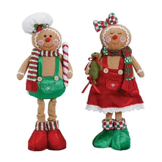 Santa's Workshop 15.5" Christmas Gingerbread Set {1}