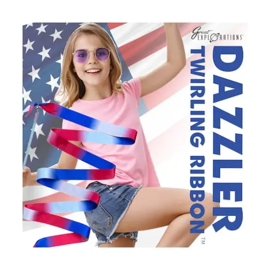 USA Dazzler Twirling Ribbon {5}