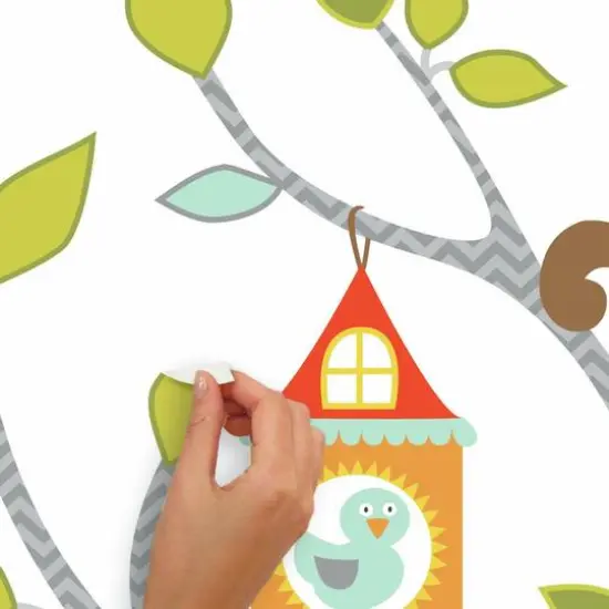 RoomMates Woodland Fox & Friends Tree Peel & Stick Wall Decals {7}