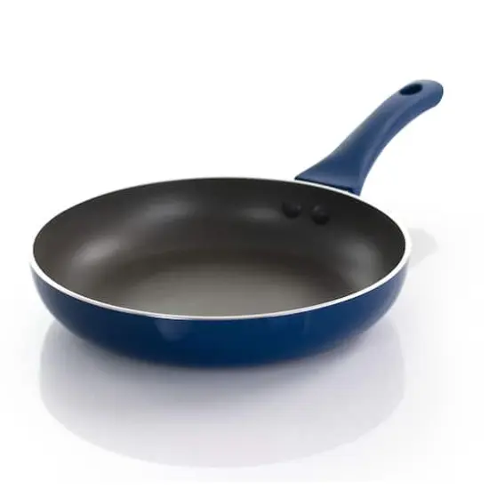 Gibson Home&reg; Charmont 9.5'' Yale Blue Nonstick Aluminum Frying Pan {3}