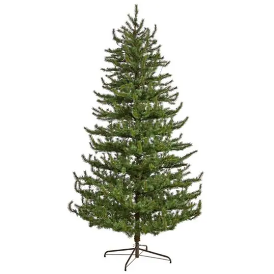 9ft. Pre-Lit Vancouver Mountain Pine Artificial Christmas Tree, Clear Lights {4}