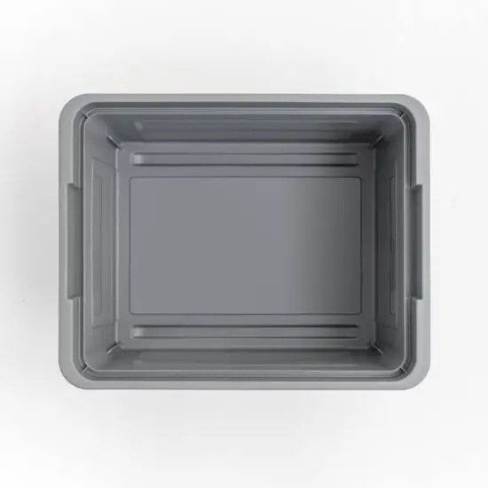 Iris&reg; Gray Dual Purpose Letter & Legal Size File Box, 3 Pack {8}