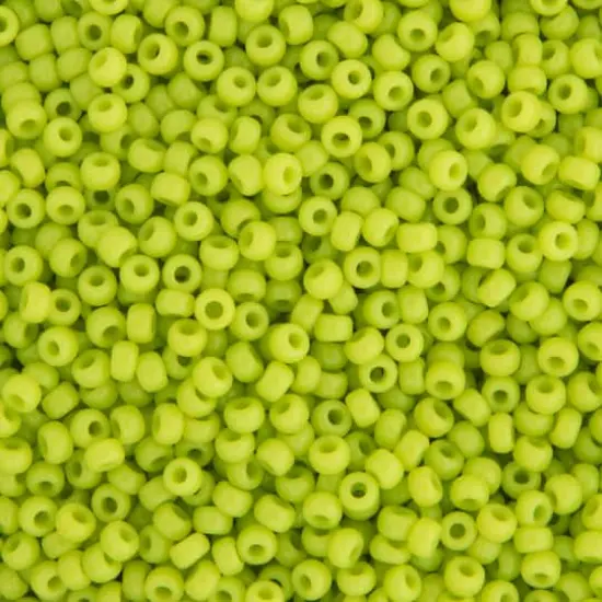 John Bead Miyuki&reg; 11/0 Glass Seed Beads, 250g Opaque Chartreuse {1}