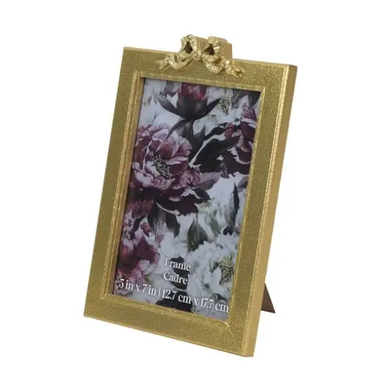 5" x 7" Gold Bow Tabletop Frame by Ashland&reg; {3}