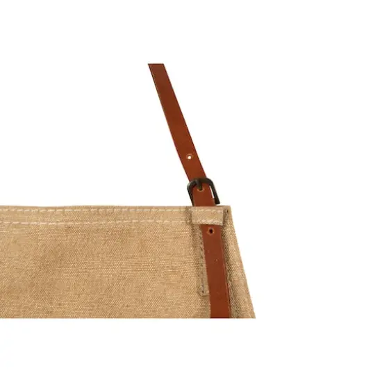 Hello Honey&reg; Khaki Apron with Pockets & Leather Ties {7}