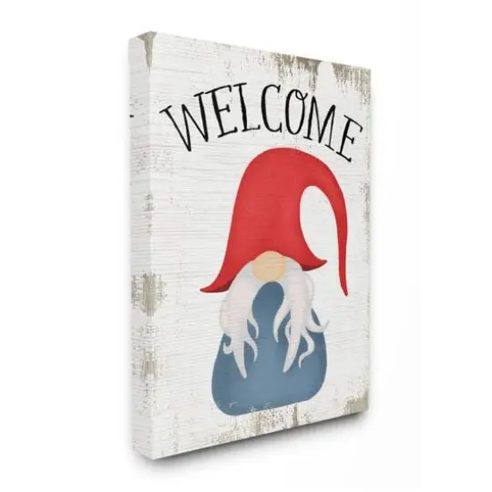 Stupell Industries Welcome Gnome Canvas Wall Art {1}