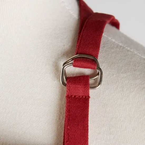 DII&reg; Chino Chef Apron Barn Red {5}