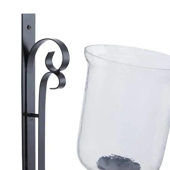 24" Black Traditional Wall Sconce {6}