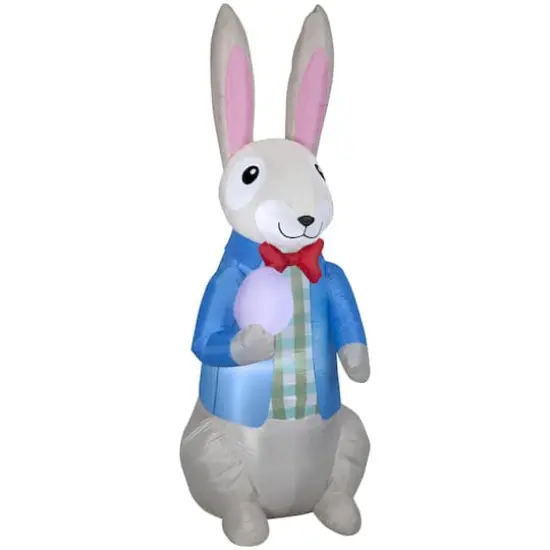 Airblown Large Dapper Easter Bunny With Egg {1}