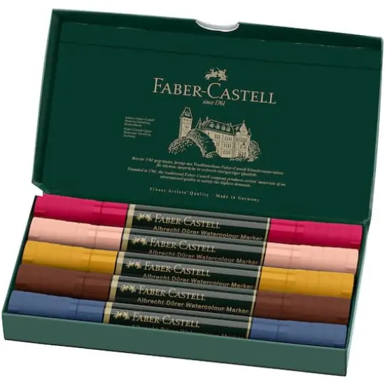 Faber-Castell&reg; Arbrecht D&uuml;rer 5-Piece Watercolor Marker Set Portrait {3}