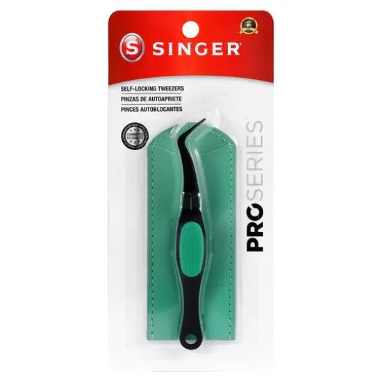 SINGER&reg; ProSeries&trade; Self-Locking Tweezer with Storage Sleeve {3}