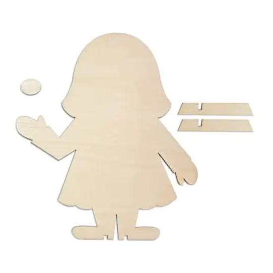 Leisure Arts&reg; Wooden Gnome Girl Holiday Kit {4}