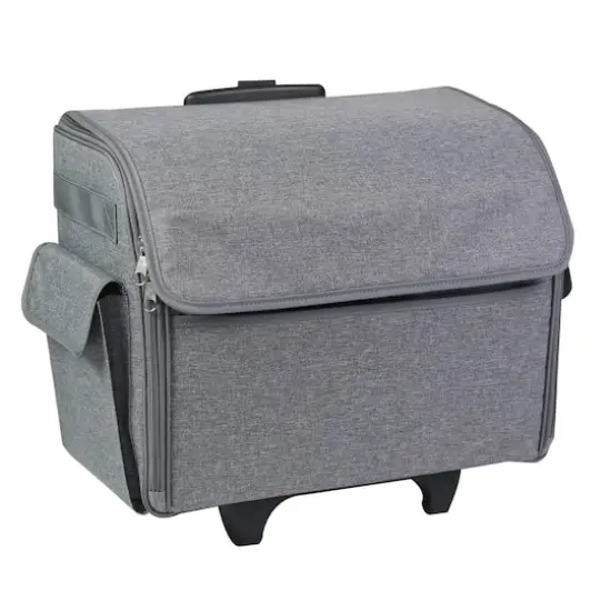 Everything Mary Heather Gray Sewing Machine Rolling Case {1}