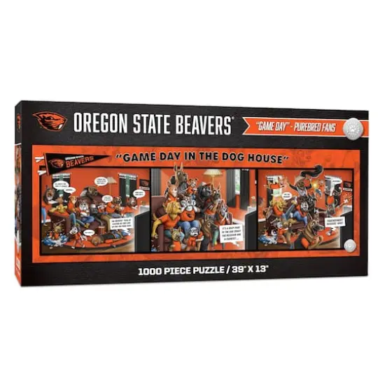 College Game Day in the Dog House 1,000 Piece Puzzle Oregon State Beavers {1}
