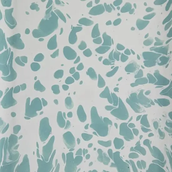 Hello Honey® 8" Blue & White Enameled Splatterware Butter Dish {5}