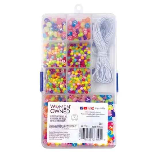 ArtSkills&reg; Alphabet Beads Bracelet Making Kit {3}
