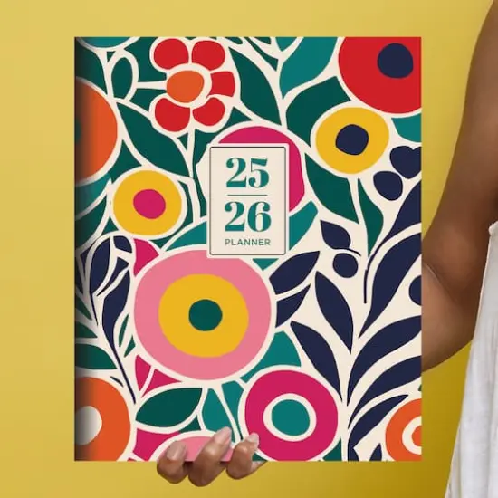 TF Publishing 2025-2026 Charming Flowers Large Monthly Planner {7}