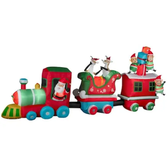 16ft. Airblown&reg; Inflatable Colossal Christmas Train {1}