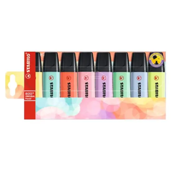 Stabilo&reg; Boss&reg; 8 Color Original Highlighter Set, Pastel {2}