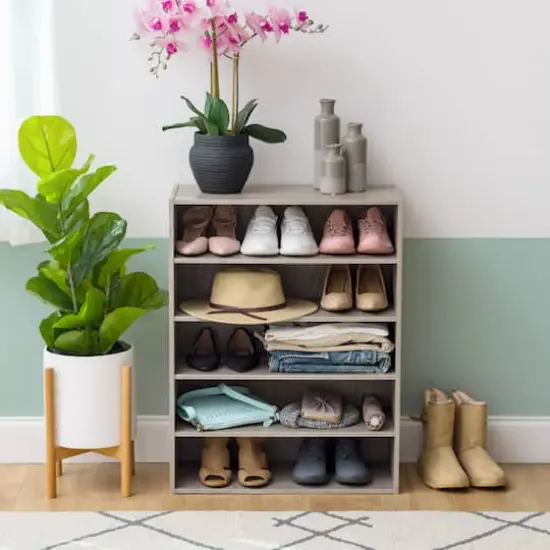 IRIS&reg; 31.5" 5-Tier Organizer Shelf Gray {5}