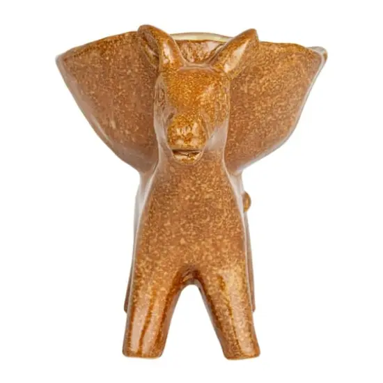 Hello Honey 6.5" Rustic Stoneware Donkey Bowl {7}