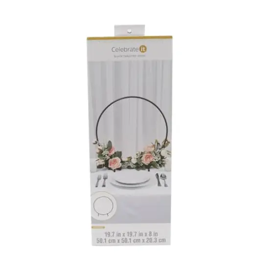 19.75" Black Tabletop Hoop by Celebrate It&trade; {5}
