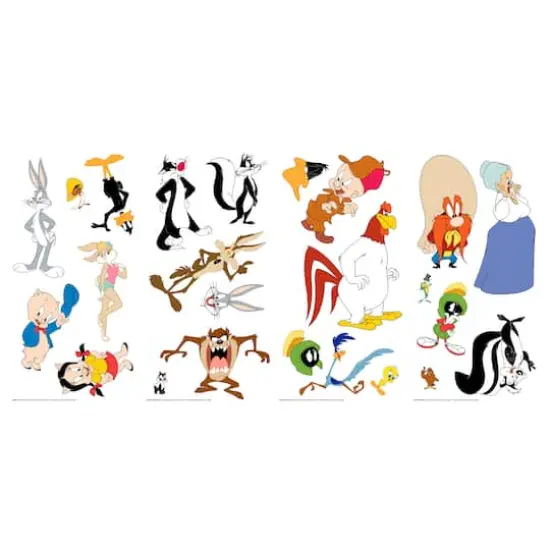 RoomMates Looney Tunes Peel & Stick Wall Decal Set {1}